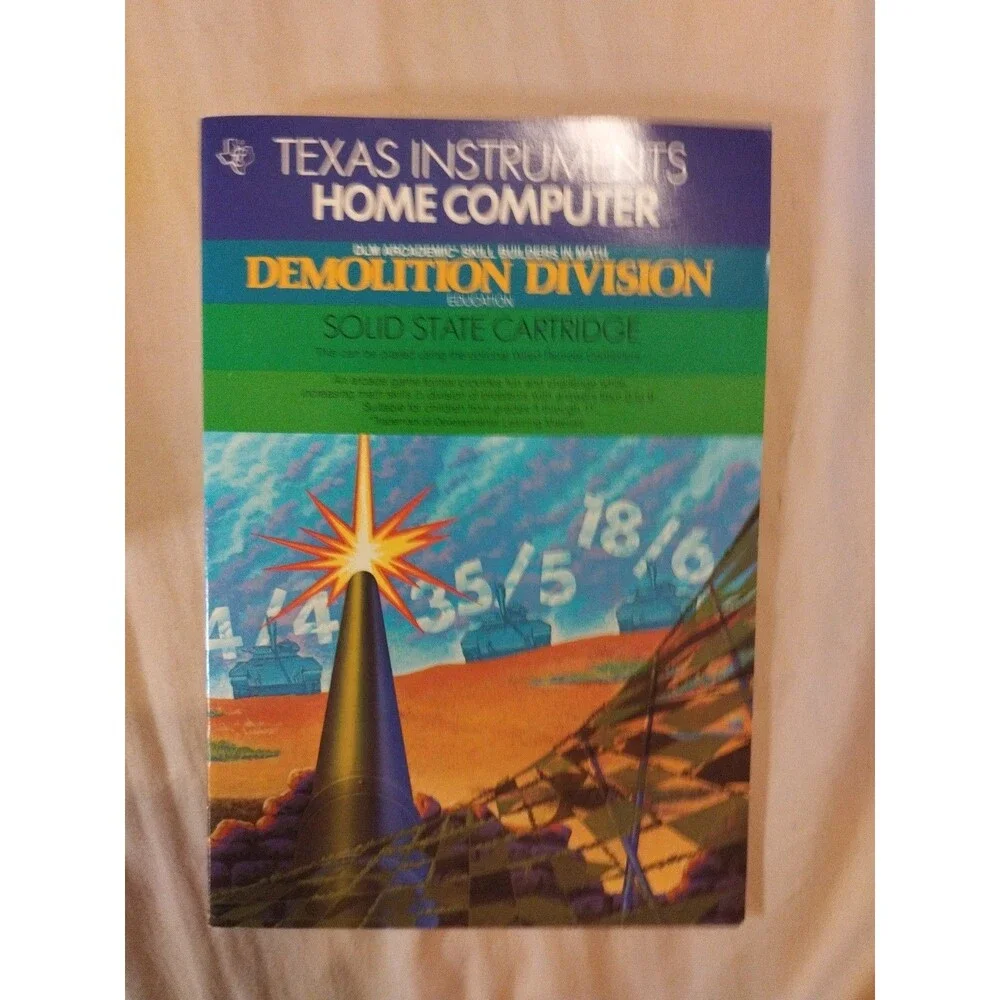 Texas Instruments TI-99/4A - Demolition Division - Complete In Box - Tested